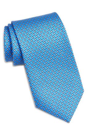 Nordstrom Floral Silk Tie in Blue at Nordstrom