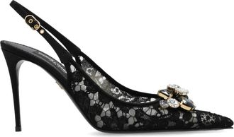 Dolce & Gabbana Hakken schoenen Lollo - Dames - Pumps - Zwart - 39 1/2 EU - Schoenen