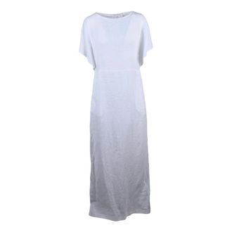 Eleventy Maxi Dresses, female, White, Size: S Long Dress
