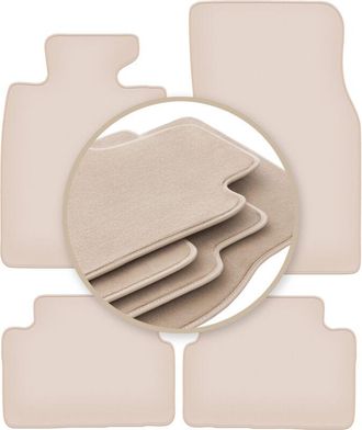 OEM Alfombrillas Premium Beige Para: Mini Clubman R55 Hatchback 2006