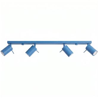 Sollux Lighting Plafone azul claro acero alt. 16 cm