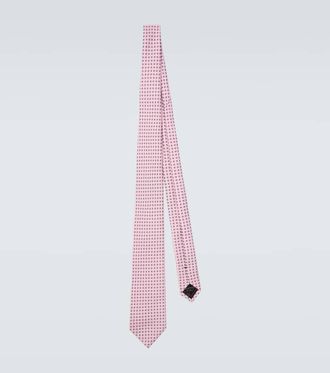 Brioni Printed silk twill tie