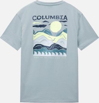 Columbia Mens Columbia Explorers Canyon Back Graphic T-Shirt - Blue - Size: 40