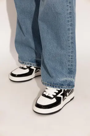 A Bathing Ape Sports Shoes With Logo, Womens, Black
