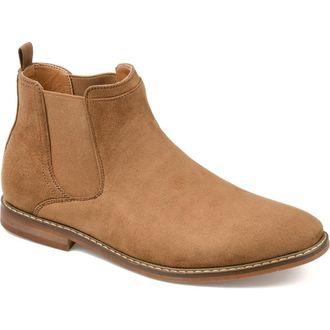 Vance Co. Marshall Chelsea Boot - Wide Width Available in Taupe - W at Nordstrom Rack, Size 10