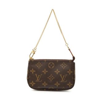 Louis Vuitton Pre-owned Shoulder Bags, female, Brown, Size: ONE SIZE Pre-owned Chain Handle Bag