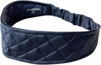 Chanel Pre-owned Accessories, female, Black, Size: ONE SIZE Pre-owned Headband