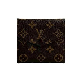 Louis Vuitton Pre-owned Wallets, female, Brown, Size: ONE SIZE Pre-owned Plastic Wallet