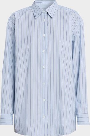 Toteme Classic Stripe Button-Front Shirt