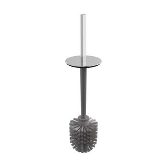 Clou Flat reserve toiletborstel met chrome greep