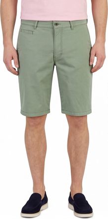 Brax Shorts Brax katoen donkergroen normale fit