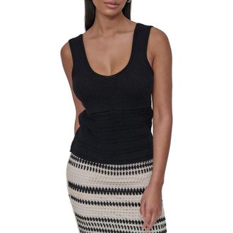 DKNY Sleeveless Tank Sweater in Black at Nordstrom, Size X-Large