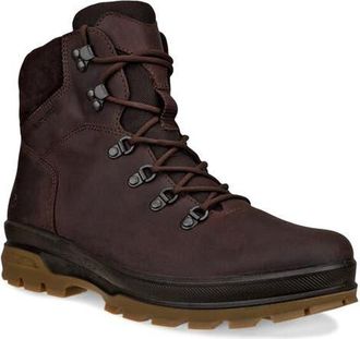 Ecco Rugged Track Waterproof Plain Boot in Coffee at Nordstrom, Size 10-10.5Us