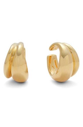 LADY GREY Double Bubble Ear Cuffs in Gold at Nordstrom