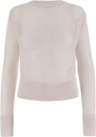 SA SU PHI Cashmere Sweater with Ribbed Detailing