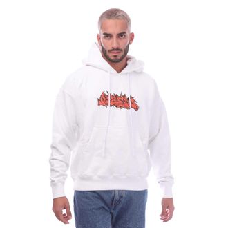 Off-white Off White Heren 90s DJ Slim Hoodie (Wit/Roze)