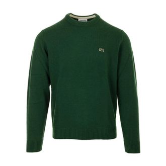 Lacoste Truien & Vesten, Heren, Groen, M, Groene Sweater Maglia Stijl