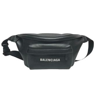 Balenciaga Pre-owned Belt Bags, male, Black, Size: ONE SIZE Pre-owned Everyday Leather Waist Bag