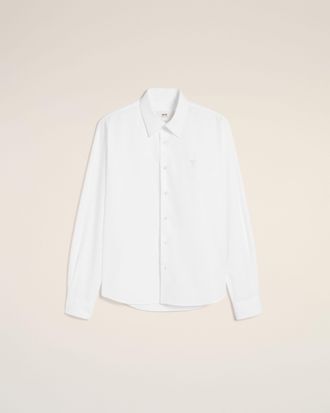 Ami White Cotton Ami de Coeur Classic Shirt White - 36 - for Men