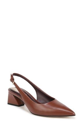 Franco Sarto Racer Slingback Pump in Brown at Nordstrom, Size 9.5