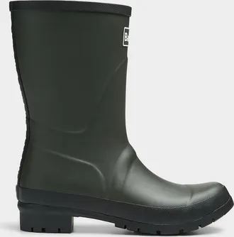 Barbour Womens Khaki Banbury mid-calf rain boots Women