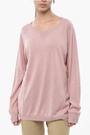 Woolrich Cotton And Lightweight Silk Crewneck Sweater size Xl