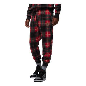 Nike Jordan Air Jordan Essential Holiday Sweatpants Red Plaid DV9389-612