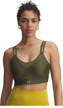 Under Armour Infinity High Impact Sports Bra Womens Bra Expedition Green/Canteen Green : SM D-DD, Polyester