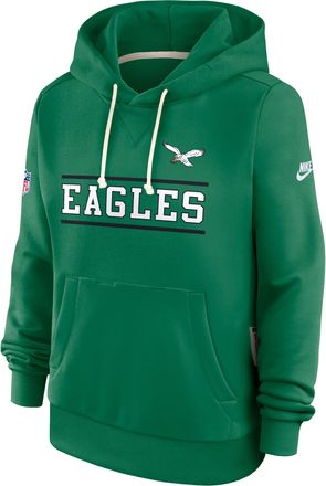 Nike Philadelphia Eagles Sideline Standard Issue Alt Nike Womens Dri-FIT NFL Pullover Hoodie in Green | 03C330RQ86-PT1