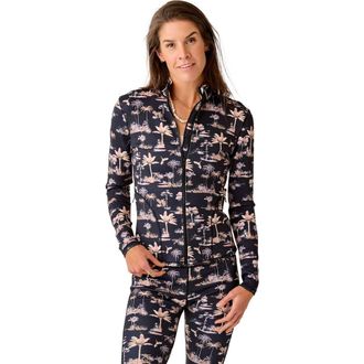 Carve Designs Stella Zip-Up Jacket in Black Toile at Nordstrom, Size X-Large