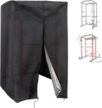 Gabrielle Funda Para Soporte De Sentadillas, Funda Impermeable Con Cremallera Para Equipos De Gimnasio Al Aire Libre, Soportes Para Sentadillas, Soportes Para L