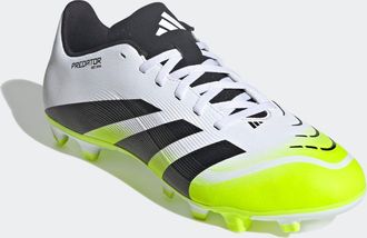 adidas Fussballschuh ADIDAS PERFORMANCE PREDATOR CLUB F&Uuml;R KUNSTRASEN, HART- UND ASCHENPL&Auml;TZE, Gr. 42,5, bunt (cloud wei&szlig;, core schwarz, lucid lemon), Synthet