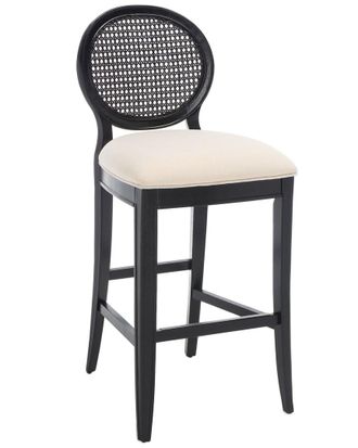 Safavieh Karlee Rattan Back Barstool