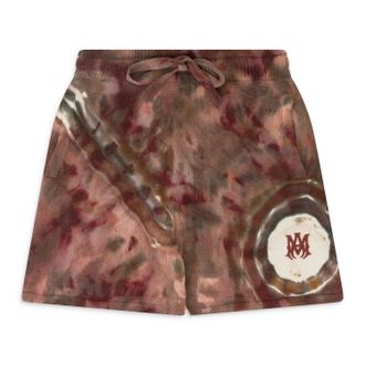 Amiri Clay MA Tie Dye Cashmere Shorts