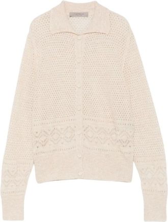 D.exterior 6Vani Cardigan - Knitwear - Mujer - Beige - L
