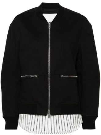 3.1 Phillip Lim layered bomber jacket - Black