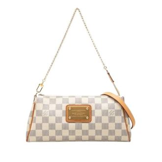 Louis Vuitton Pre-owned Eva Schoudertas - Dames - Pre-owned - Wit - Maat: ONE Size Leer