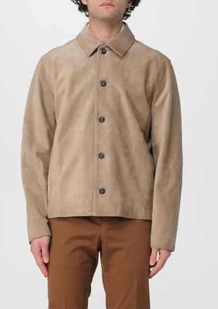 Fay Giacca camicia Fay in pelle scamosciata