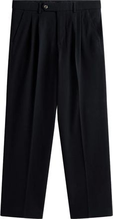 Tommy Hilfiger Pantaloni con pieghe e bottoni - Blu