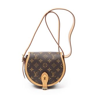 Louis Vuitton Pre-owned Womens Tan Blanc Shoulder Bag - Brown - One Size