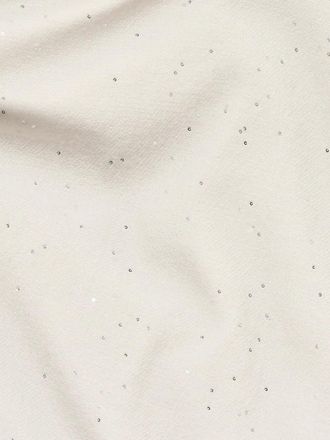 PESERICO Womens Sequin-Embellished Frayed Scarf Aw26 W