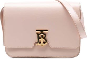 Burberry Pre-owned Burberry Medium Smooth Calfskin TB Monogram Crossbody BMPPAN1301