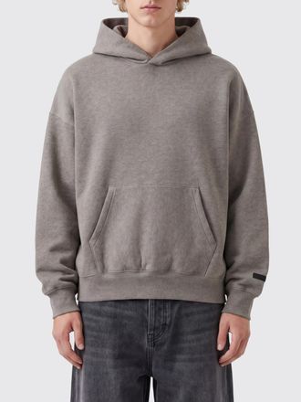 Fear of God Felpa con cappuccio in misto cotone con stampa slogan e tasca a marsupio