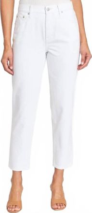 Pistola Denim Womens Presley High Rise Cropped Pants In Snow
