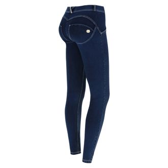 Freddy Pantalone WR.UP skinny vita e lunghezza regular in jersey effetto denim