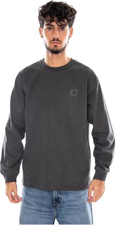 Carhartt Work in Progress L/S Vista T-Shirt - Heren - Longsleeves - Zwart - S - Katoen - Tops