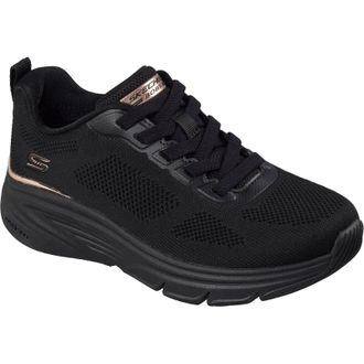 Skechers BOBS Arch Fit Elev8 Textiel Dames Zwarte Geweven Sportschoenen