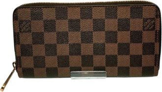 Louis Vuitton Brown Damier Canvas Long Wallet (Bi-Fold) (Pre-Owned)