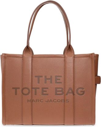 Marc Jacobs Leren Grote Tote Tas - Dames - Shoppers - Bruin - ONE Size - Leer - Tassen