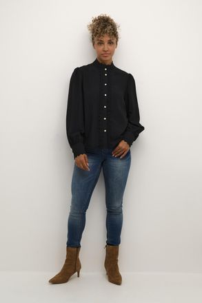 Cream Overhemd met lang mouwen Regular fit black